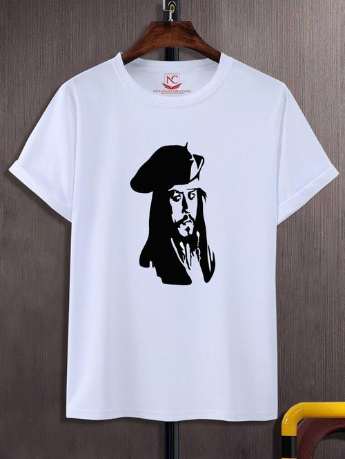 unisex white graphic printed t-shirt - 20776322 -  Standard Image - 0