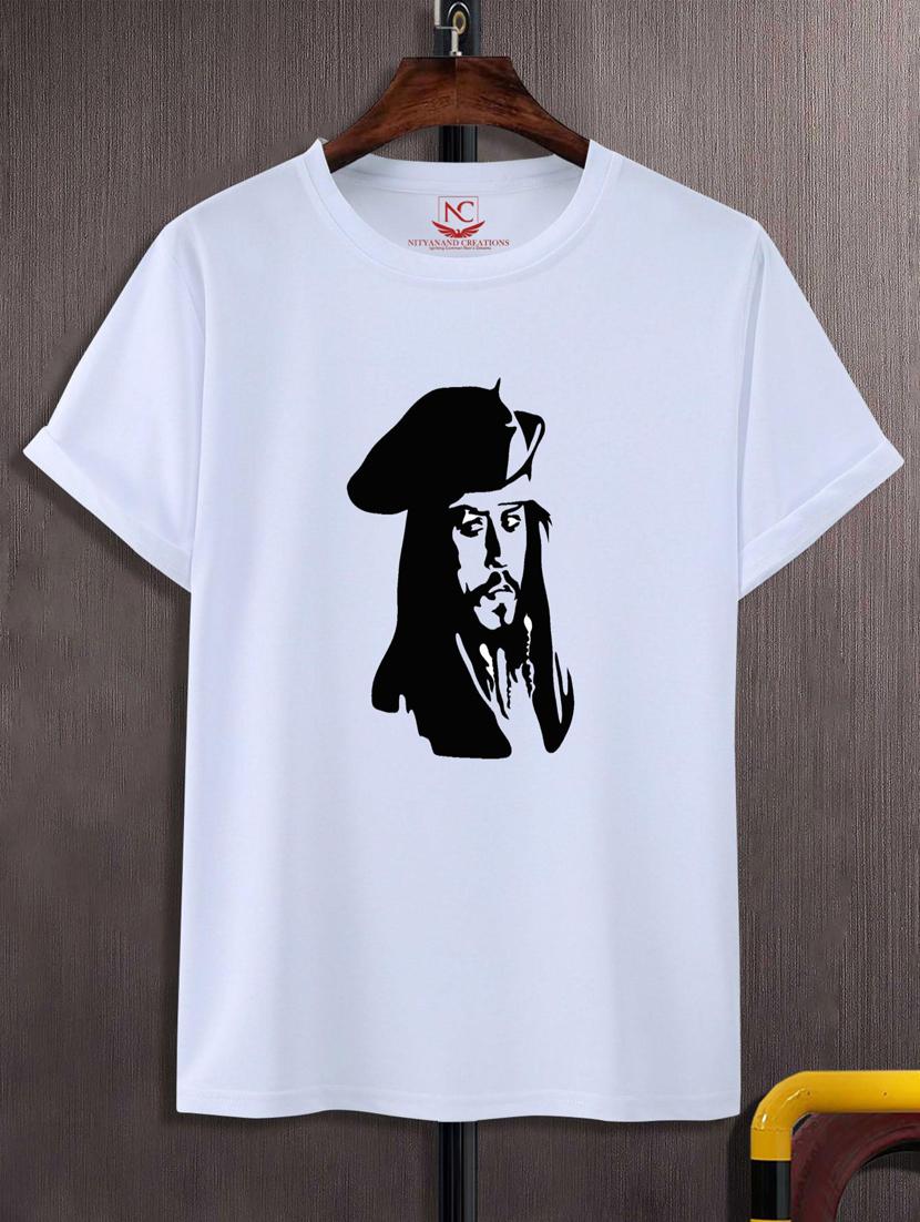 unisex white graphic printed t-shirt - 20776322 -  Zoom Image - 0