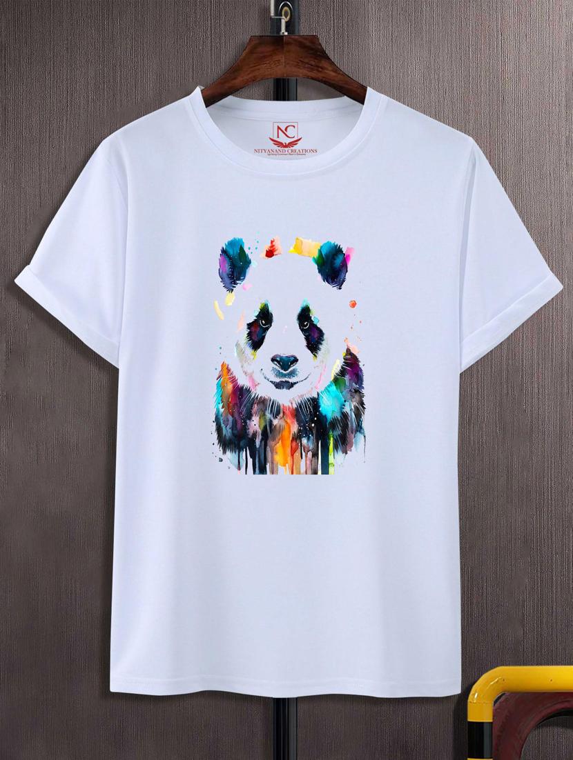 unisex white graphic printed t-shirt - 20776329 - Zoom Image - 0