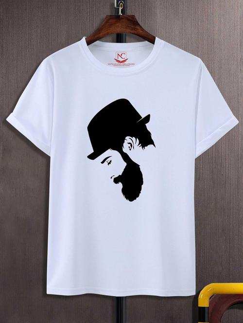 unisex white graphic printed t-shirt - 20776332 -  Standard Image - 0
