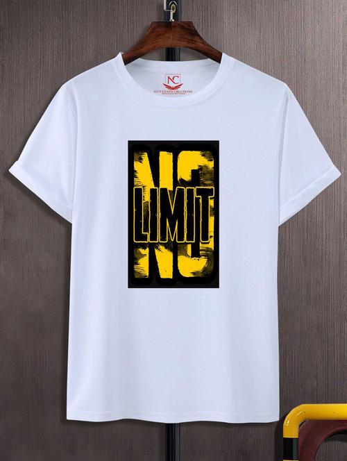 unisex white graphic printed t-shirt - 20776348 -  Standard Image - 0