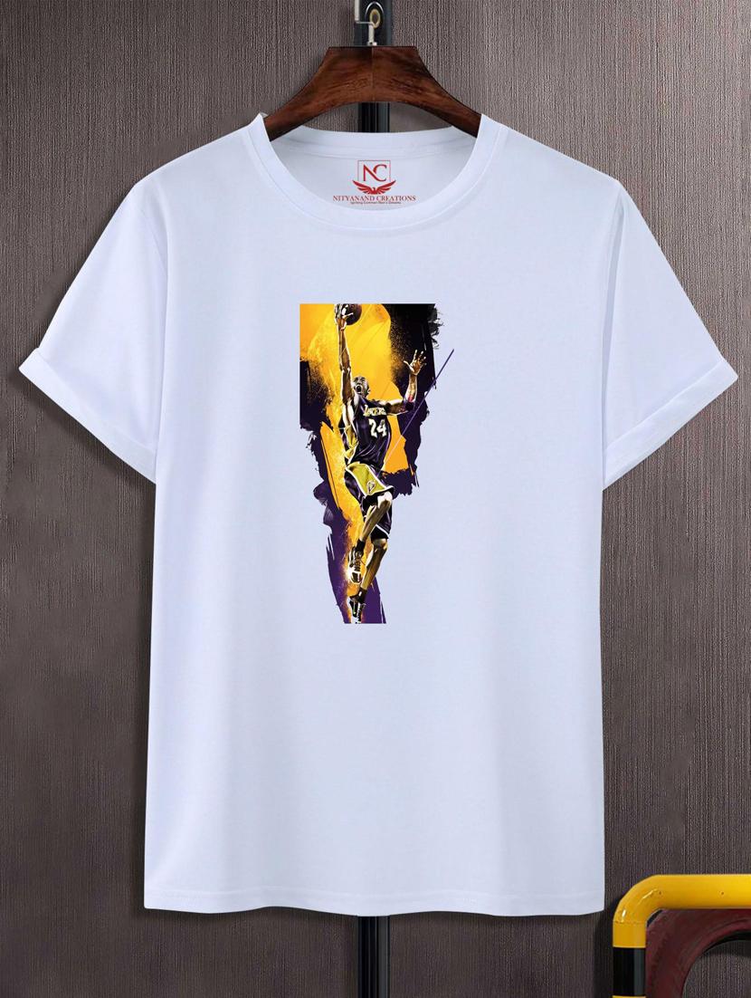 unisex white graphic printed t-shirt - 20776370 - Zoom Image - 0