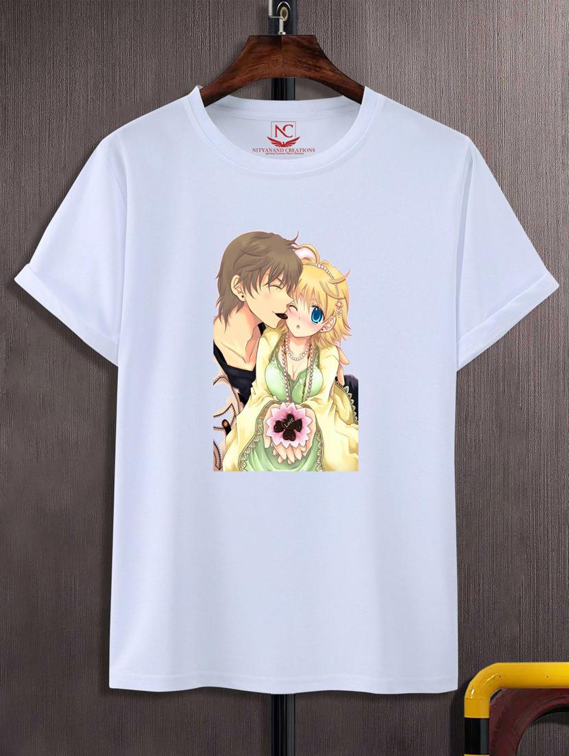 unisex white graphic printed t-shirt - 20776406 - Zoom Image - 0