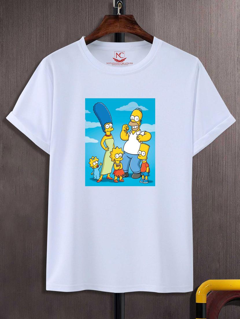 unisex white graphic printed t-shirt - 20776425 - Zoom Image - 0
