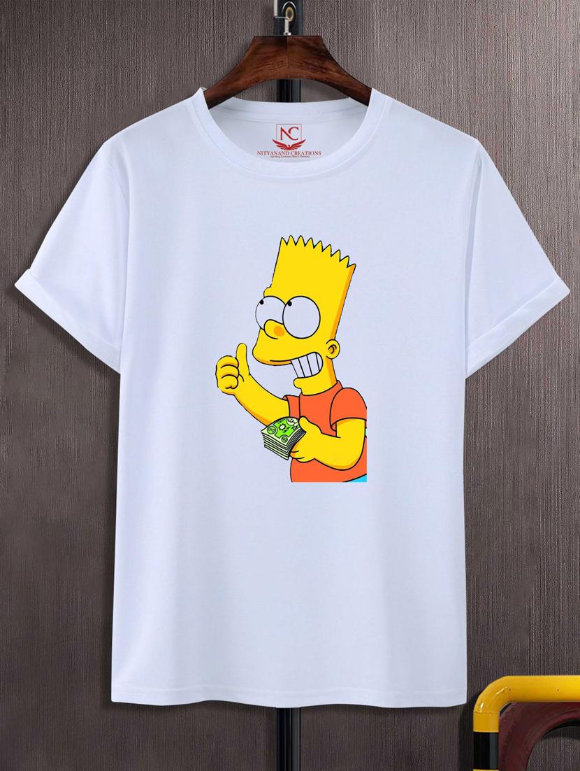 unisex white graphic printed t-shirt - 20776430 - Zoom Image - 0