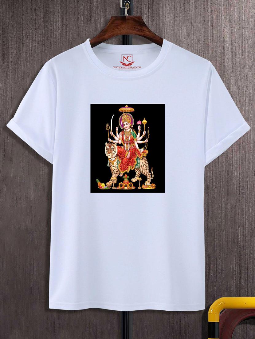 unisex white graphic printed t-shirt - 20776464 -  Zoom Image - 0