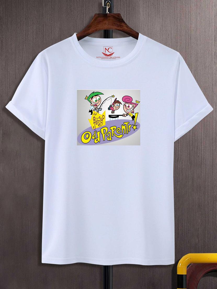 unisex white graphic printed t-shirt - 20776486 -  Zoom Image - 0