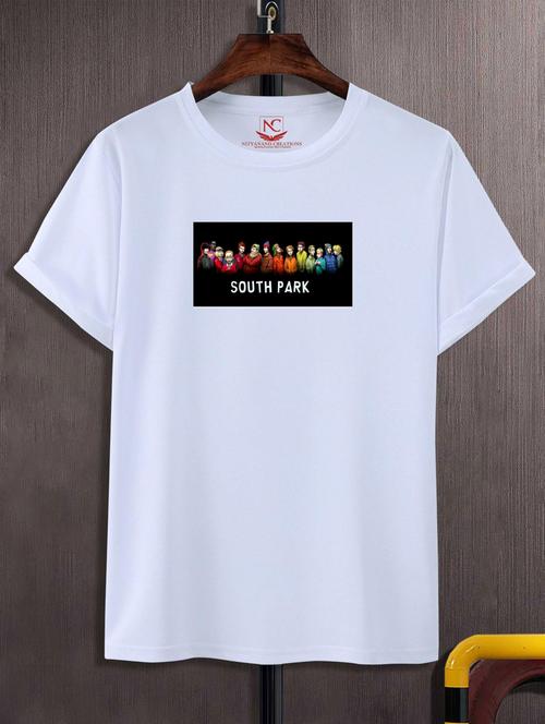 unisex white graphic printed t-shirt - 20776511 - Standard Image - 0