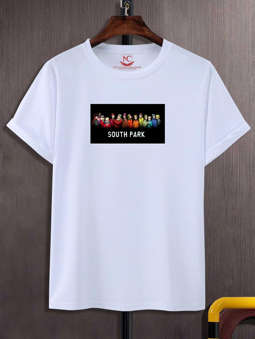 unisex white graphic printed t-shirt - 20776511 - Zoom Image - 0