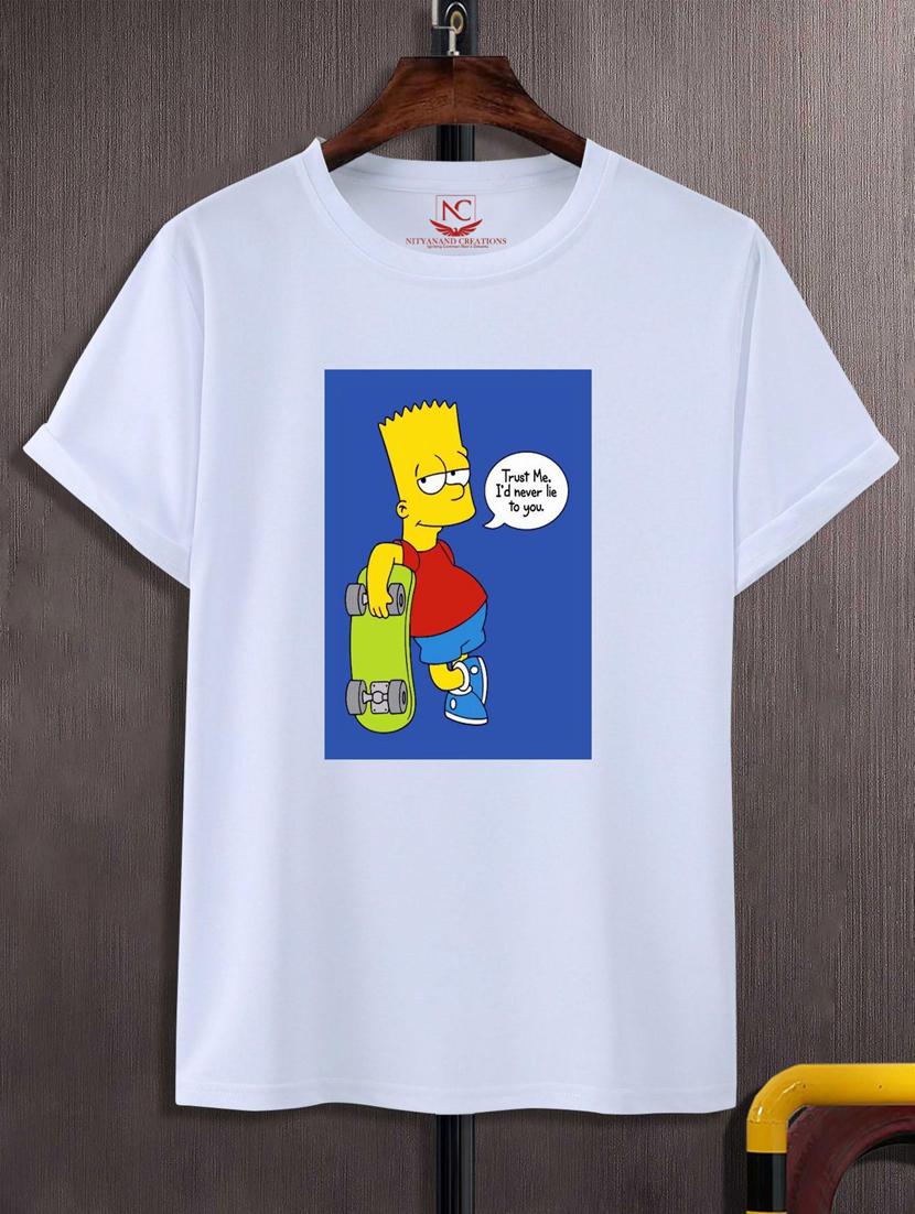 unisex white graphic printed t-shirt - 20776512 - Zoom Image - 0