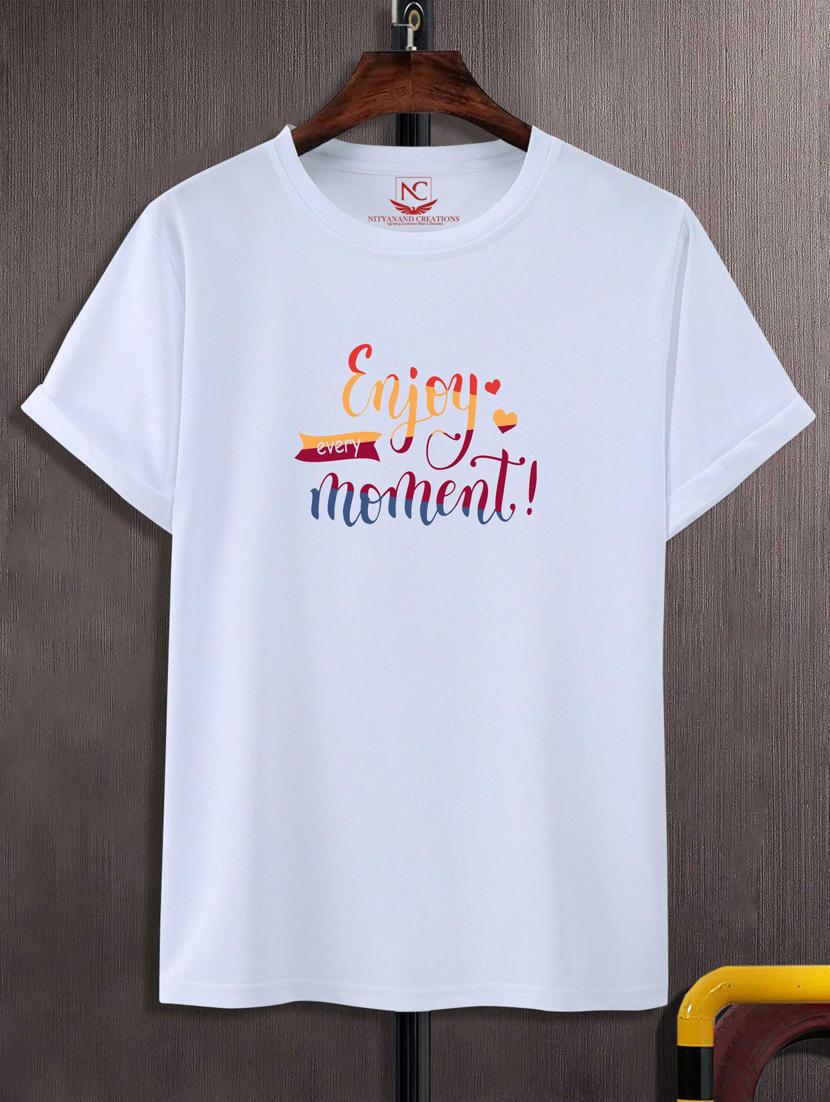 unisex white graphic printed t-shirt - 20776528 -  Zoom Image - 0