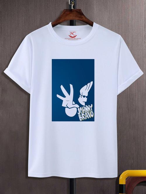 unisex white graphic printed t-shirt - 20776542 -  Standard Image - 0