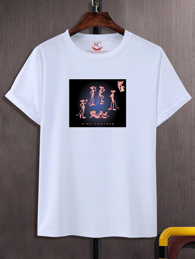 unisex white graphic printed t-shirt - 20776544 - Zoom Image - 0