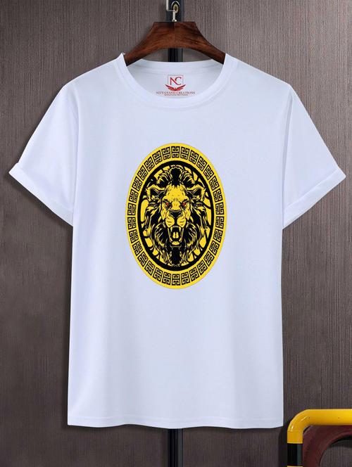 unisex white graphic printed t-shirt - 20776690 -  Standard Image - 0