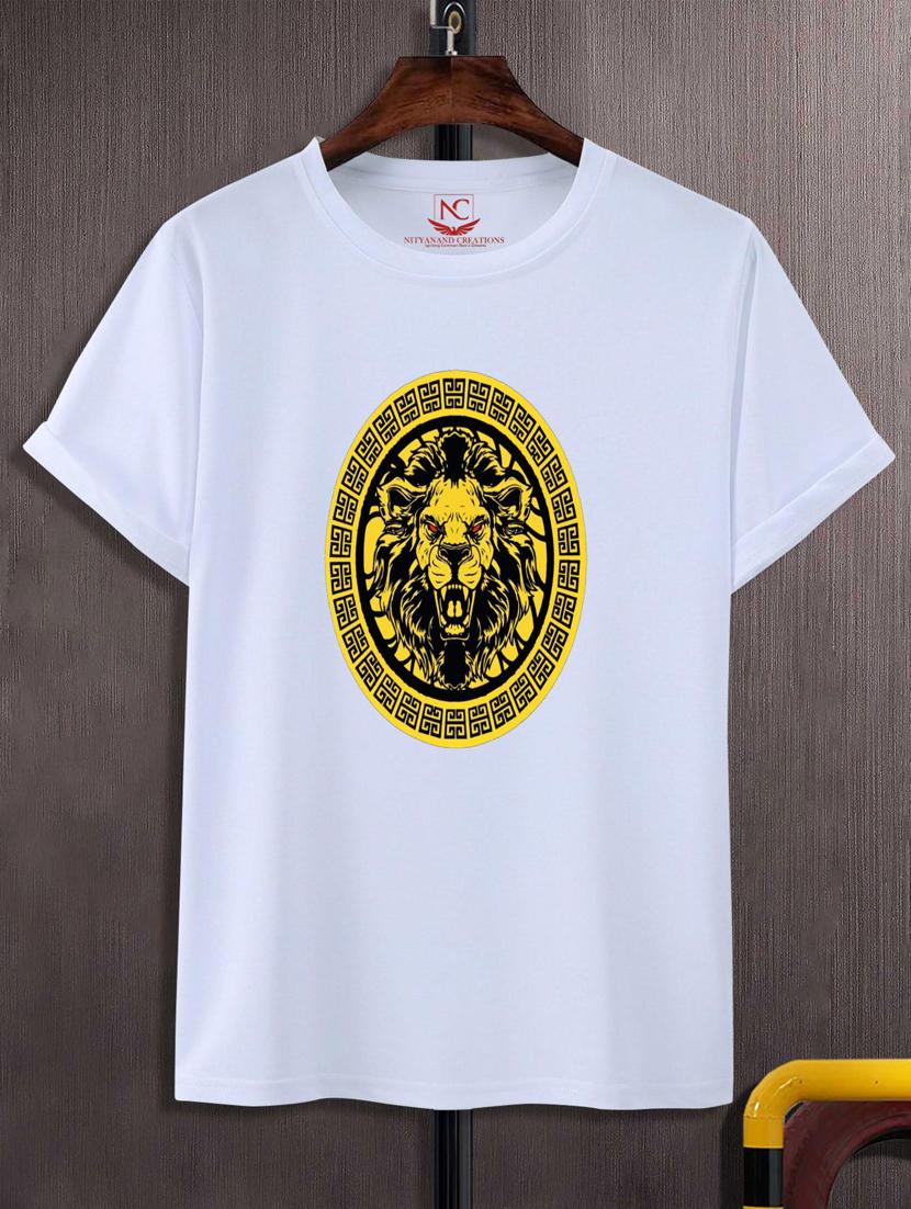 unisex white graphic printed t-shirt - 20776690 -  Zoom Image - 0