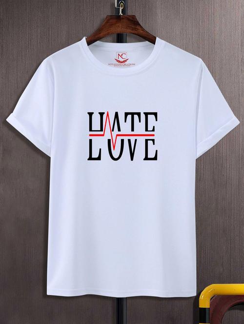 unisex white graphic printed t-shirt - 20776691 - Standard Image - 0