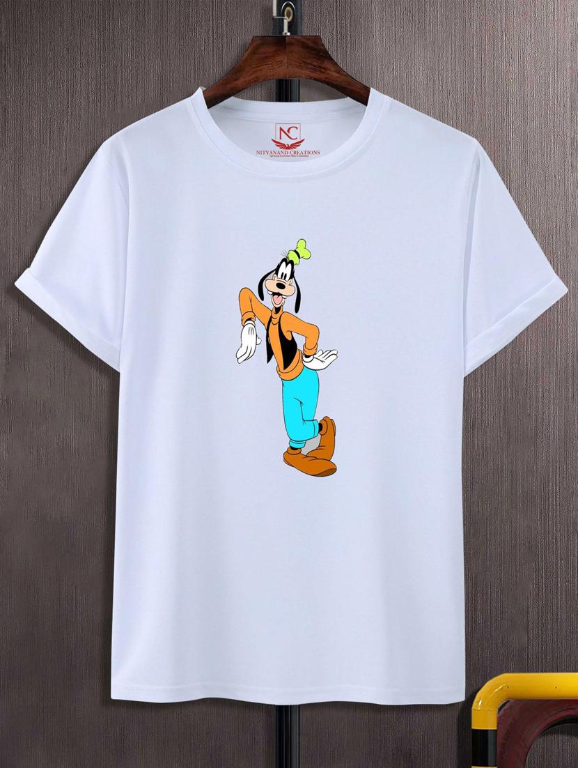 unisex white graphic printed t-shirt - 20776744 -  Zoom Image - 0