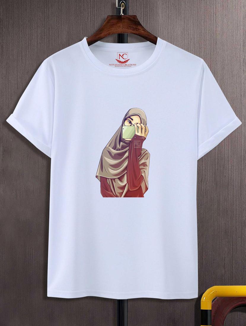 unisex white graphic printed t-shirt - 20776755 - Zoom Image - 0