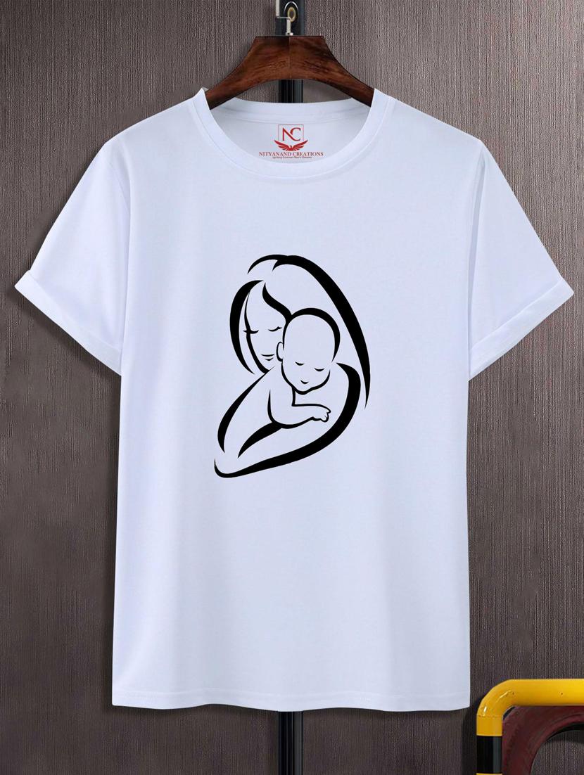 unisex white graphic printed t-shirt - 20776778 -  Zoom Image - 0