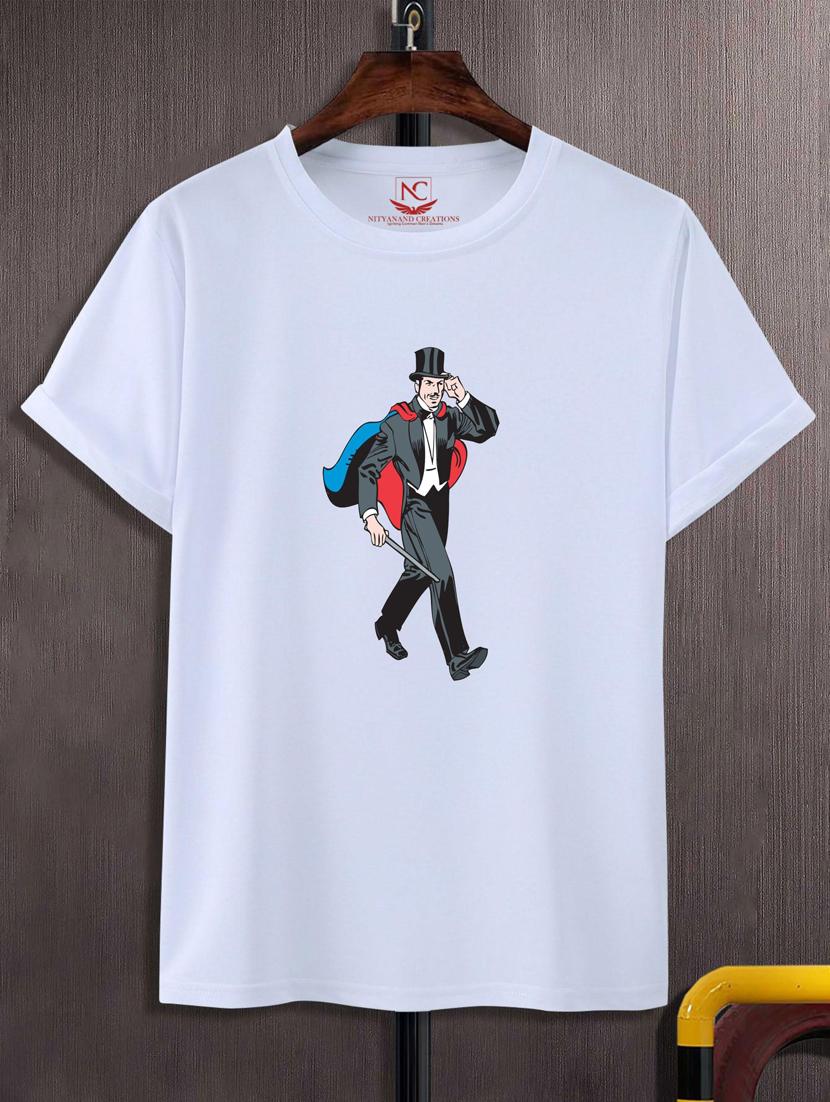 unisex white graphic printed t-shirt - 20776783 - Zoom Image - 0