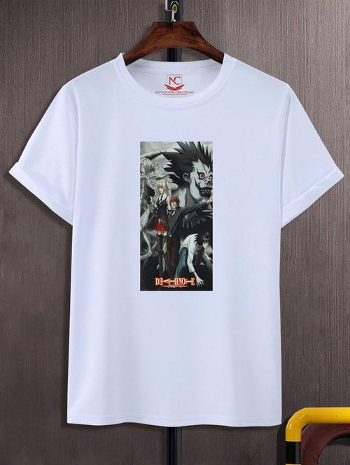 unisex white graphic printed t-shirt - 20776813 -  Standard Image - 0