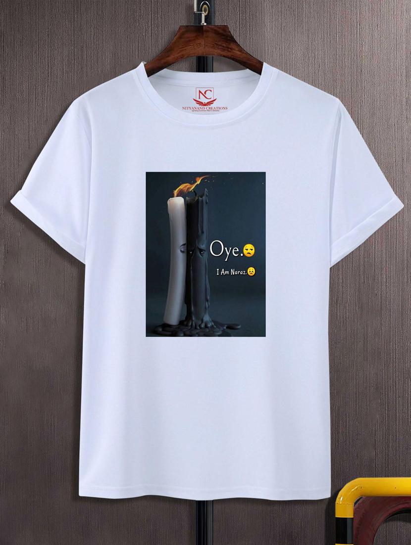 unisex white graphic printed t-shirt - 20776818 -  Zoom Image - 0