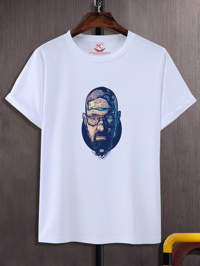unisex white graphic printed t-shirt - 20776833 -  Zoom Image - 0