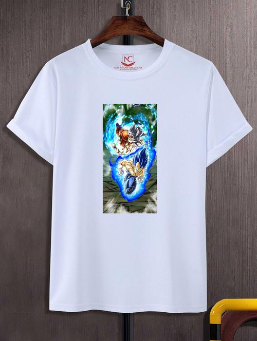 unisex white graphic printed t-shirt - 20776836 - Standard Image - 0