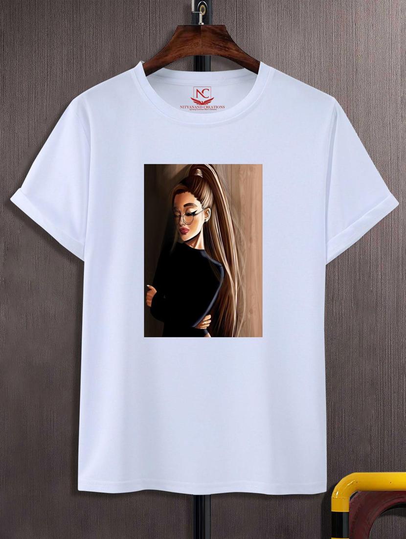 unisex white graphic printed t-shirt - 20776852 - Zoom Image - 0