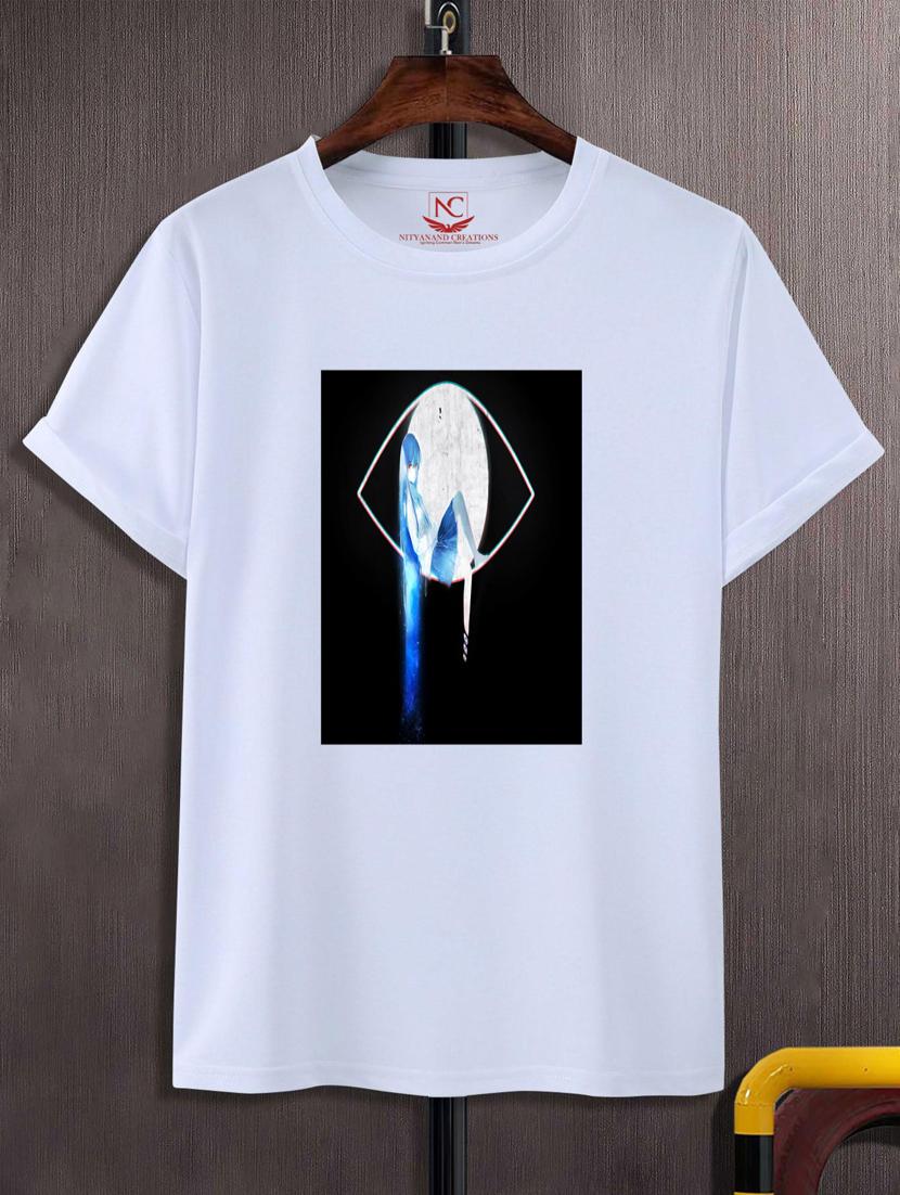 unisex white graphic printed t-shirt - 20776892 -  Zoom Image - 0
