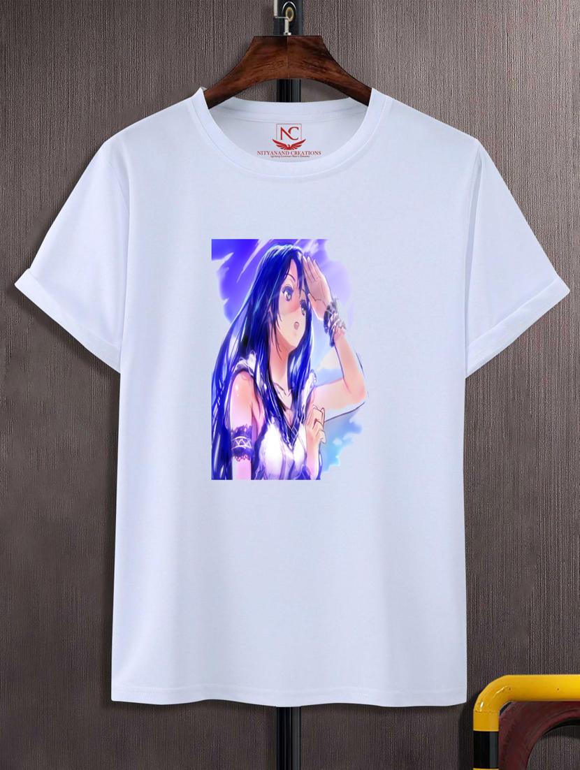 unisex white graphic printed t-shirt - 20776897 -  Zoom Image - 0
