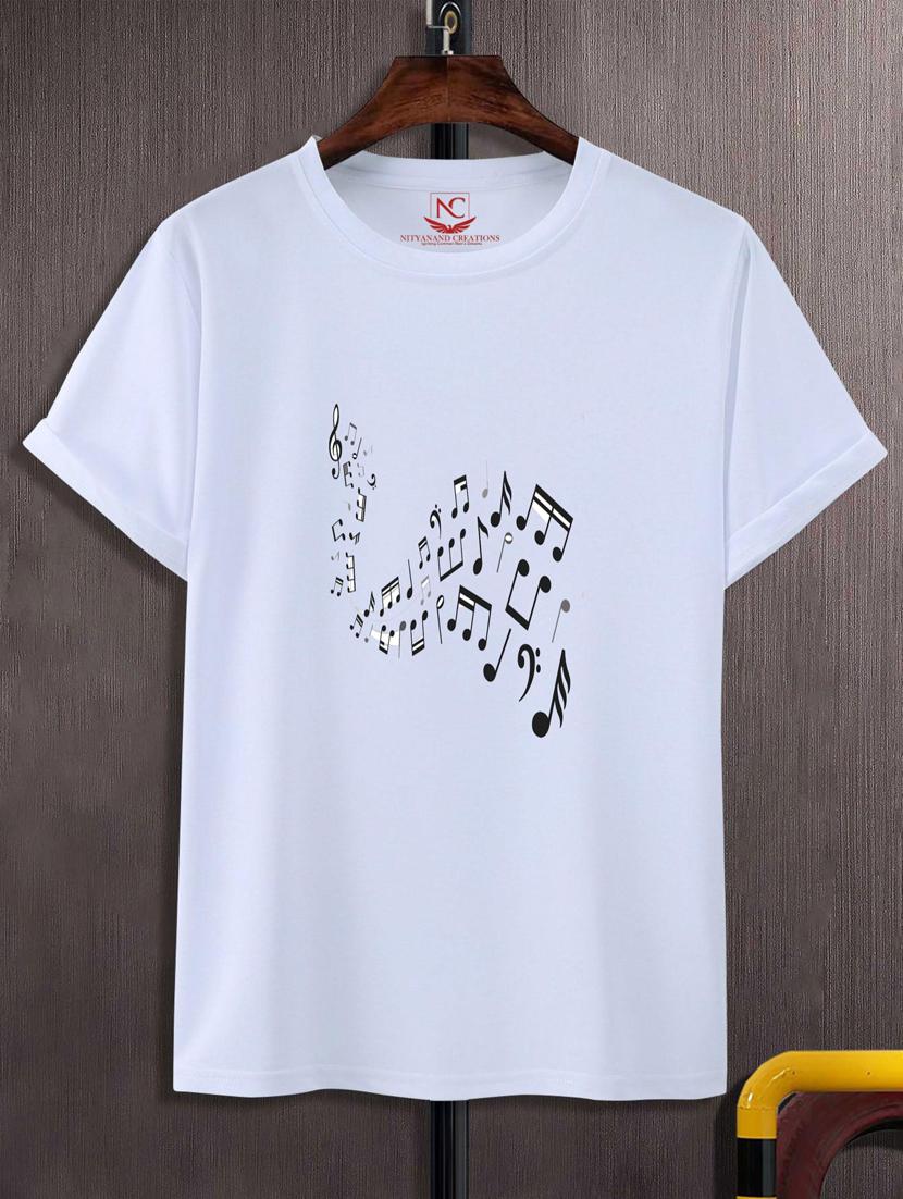 unisex white graphic printed t-shirt - 20776902 -  Zoom Image - 0