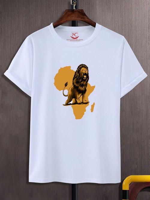 unisex white graphic printed t-shirt - 20776904 - Standard Image - 0