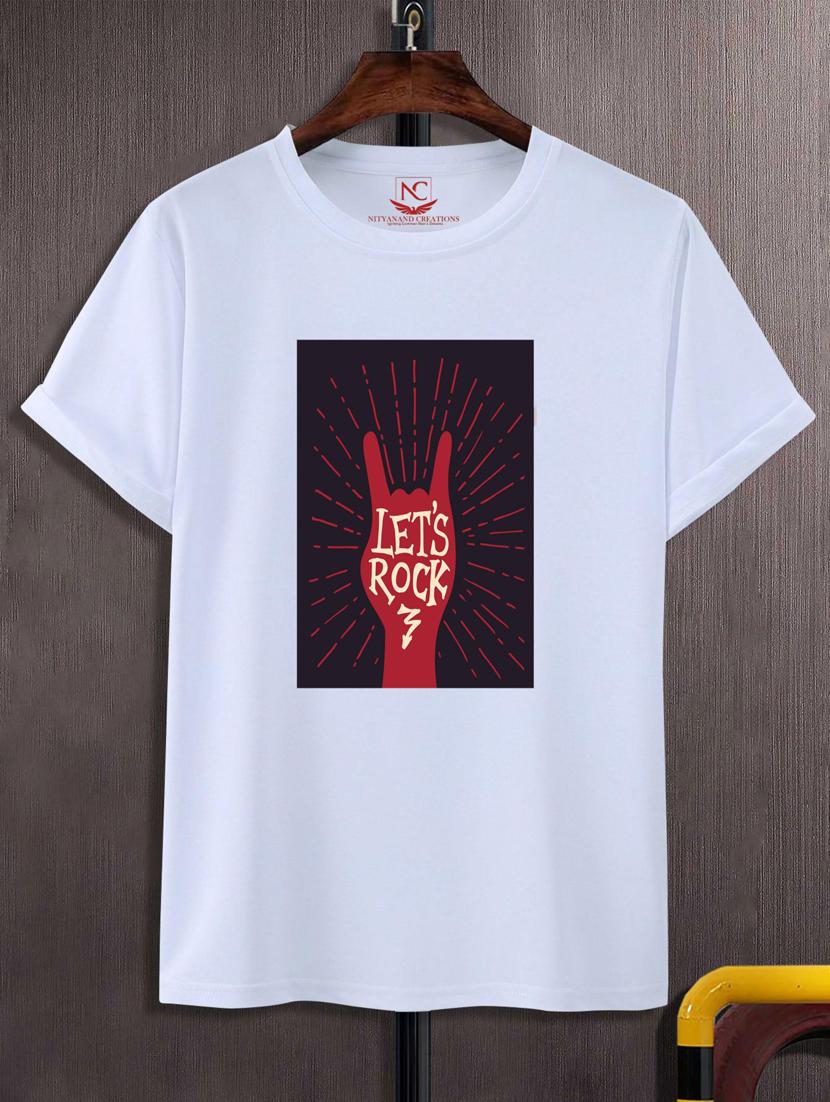 unisex white graphic printed t-shirt - 20776905 -  Zoom Image - 0