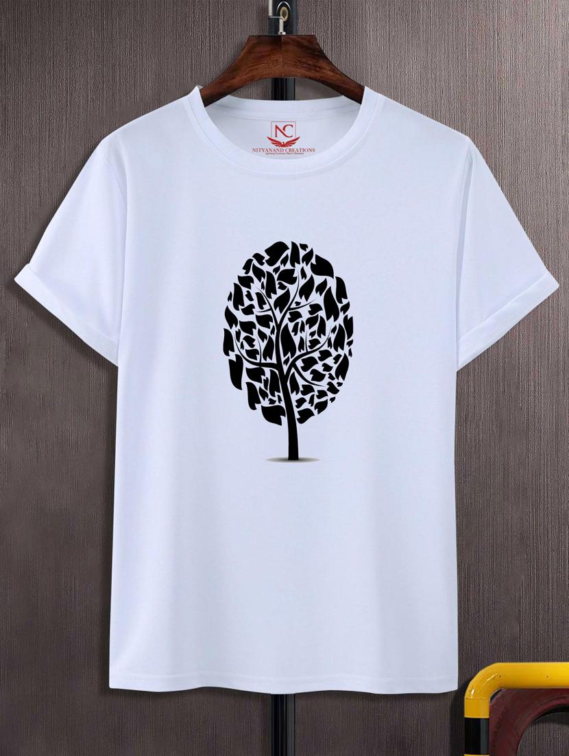 unisex white graphic printed t-shirt - 20776906 -  Zoom Image - 0