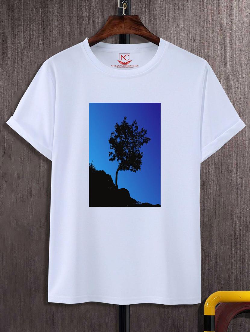 unisex white graphic printed t-shirt - 20776908 -  Zoom Image - 0