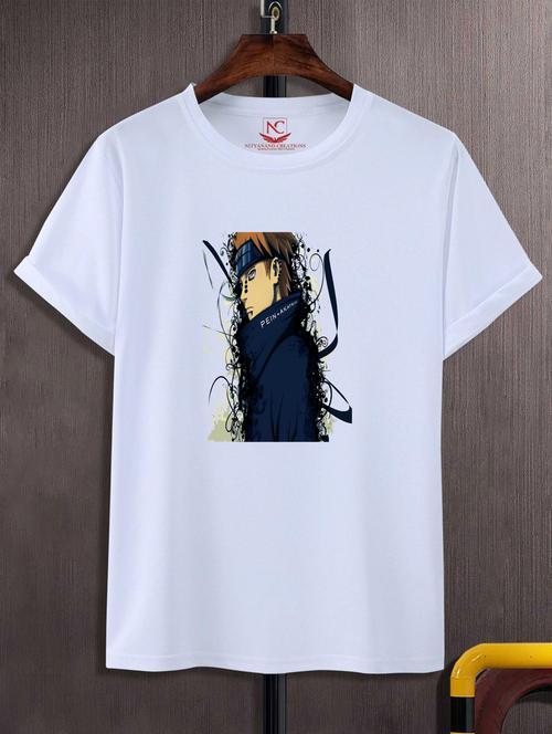 unisex white graphic printed t-shirt - 20776927 - Standard Image - 0