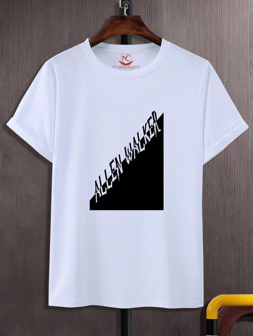 unisex white graphic printed t-shirt - 20776937 - Standard Image - 0