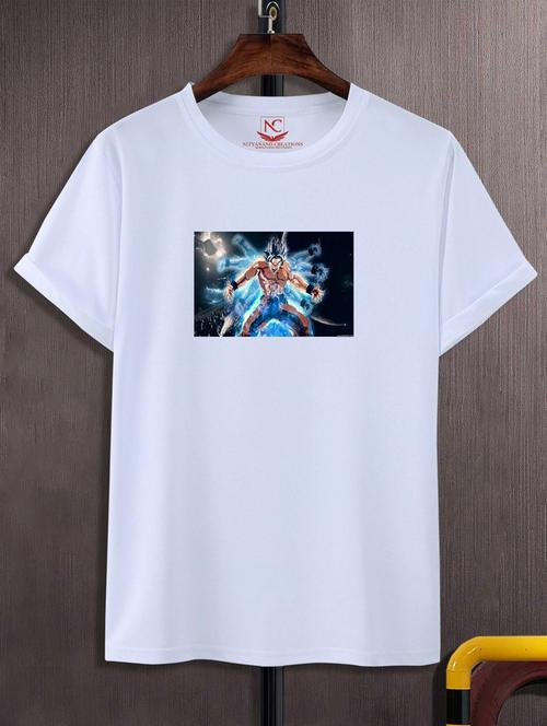 unisex white graphic printed t-shirt - 20776954 - Standard Image - 0