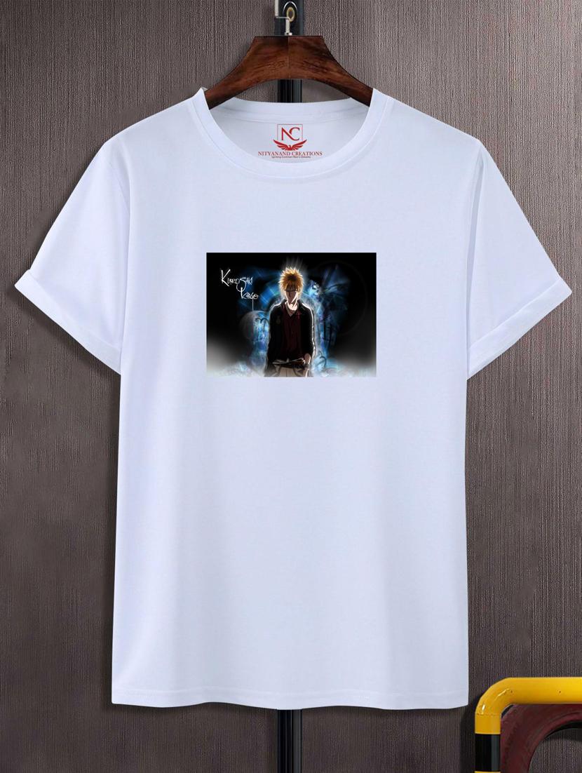 unisex white graphic printed t-shirt - 20776955 -  Zoom Image - 0