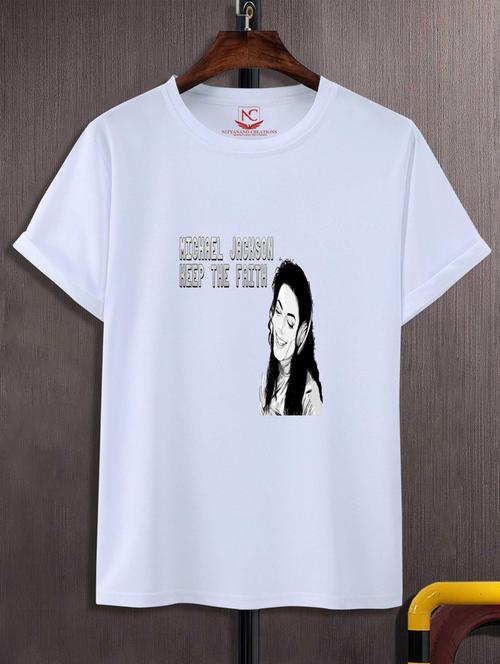 unisex white graphic printed t-shirt - 20776956 -  Standard Image - 0
