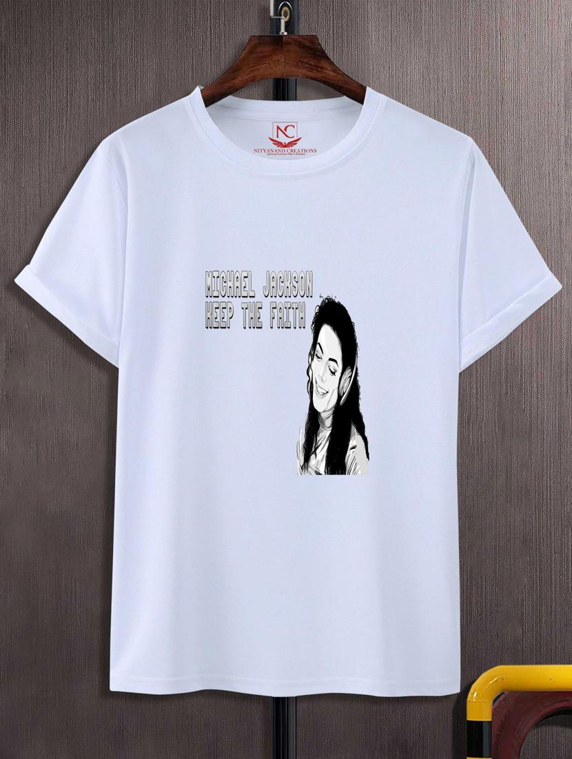 unisex white graphic printed t-shirt - 20776956 -  Zoom Image - 0