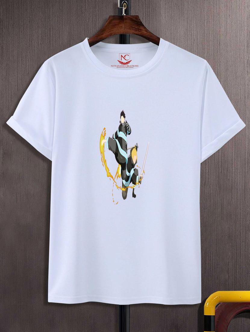 unisex white graphic printed t-shirt - 20776977 -  Zoom Image - 0