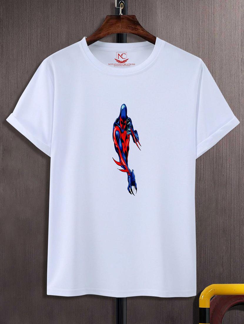 unisex white graphic printed t-shirt - 20776979 - Zoom Image - 0