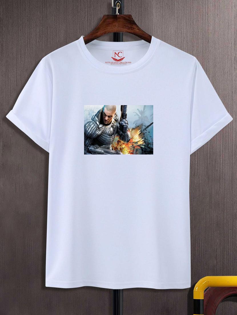 unisex white graphic printed t-shirt - 20777000 -  Zoom Image - 0
