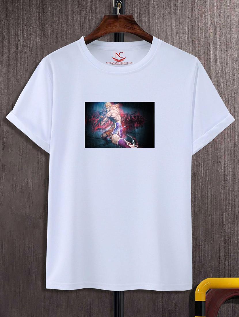unisex white graphic printed t-shirt - 20777002 -  Zoom Image - 0