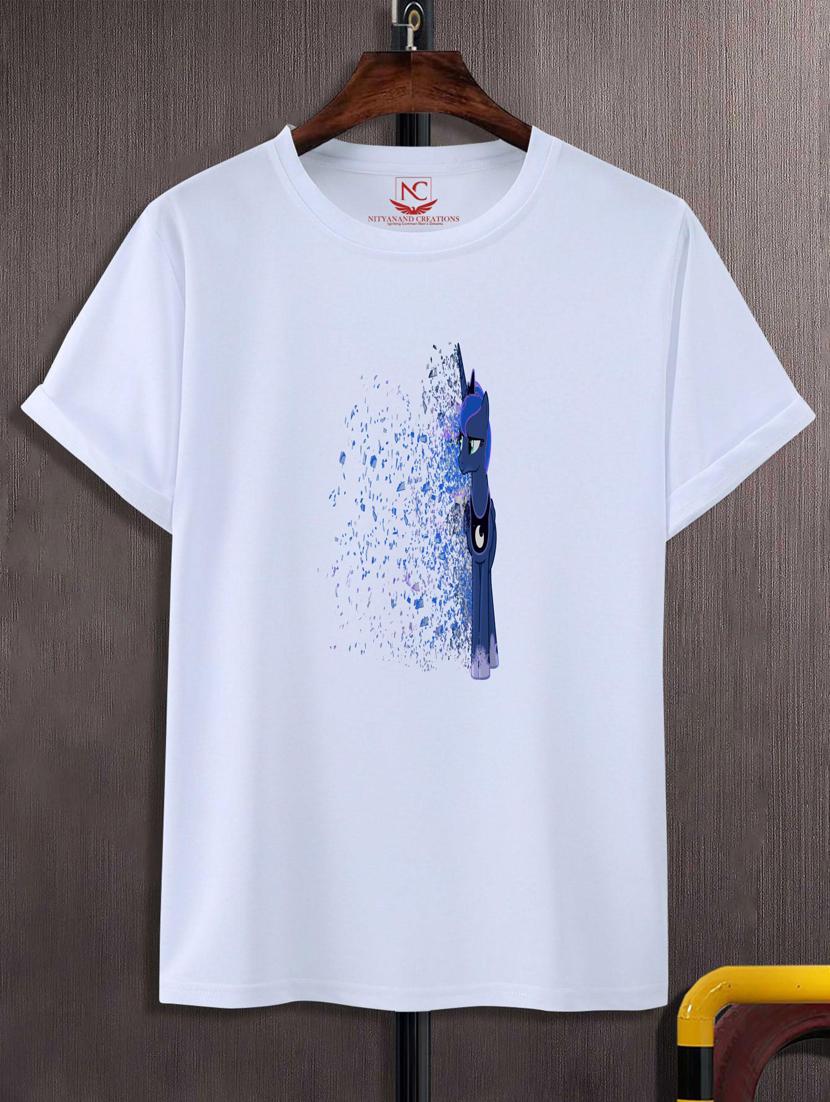 unisex white graphic printed t-shirt - 20777007 - Zoom Image - 0