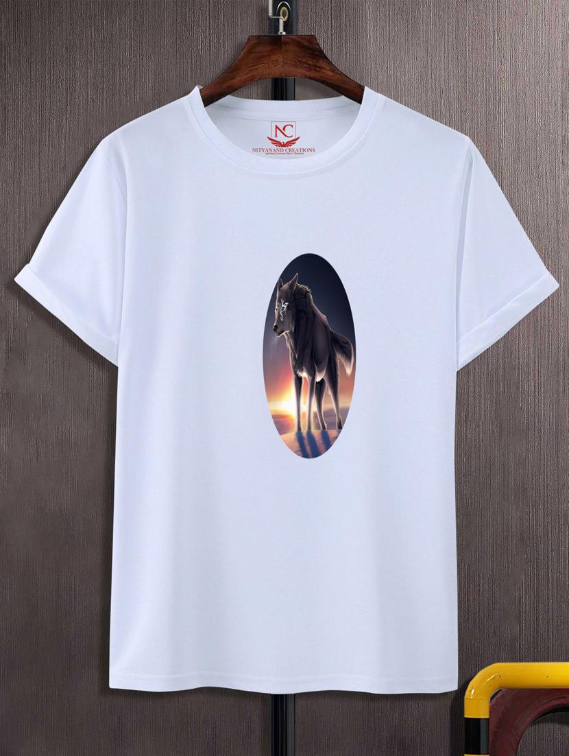 unisex white graphic printed t-shirt - 20777018 - Zoom Image - 0