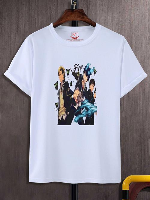 unisex white graphic printed t-shirt - 20777019 - Standard Image - 0
