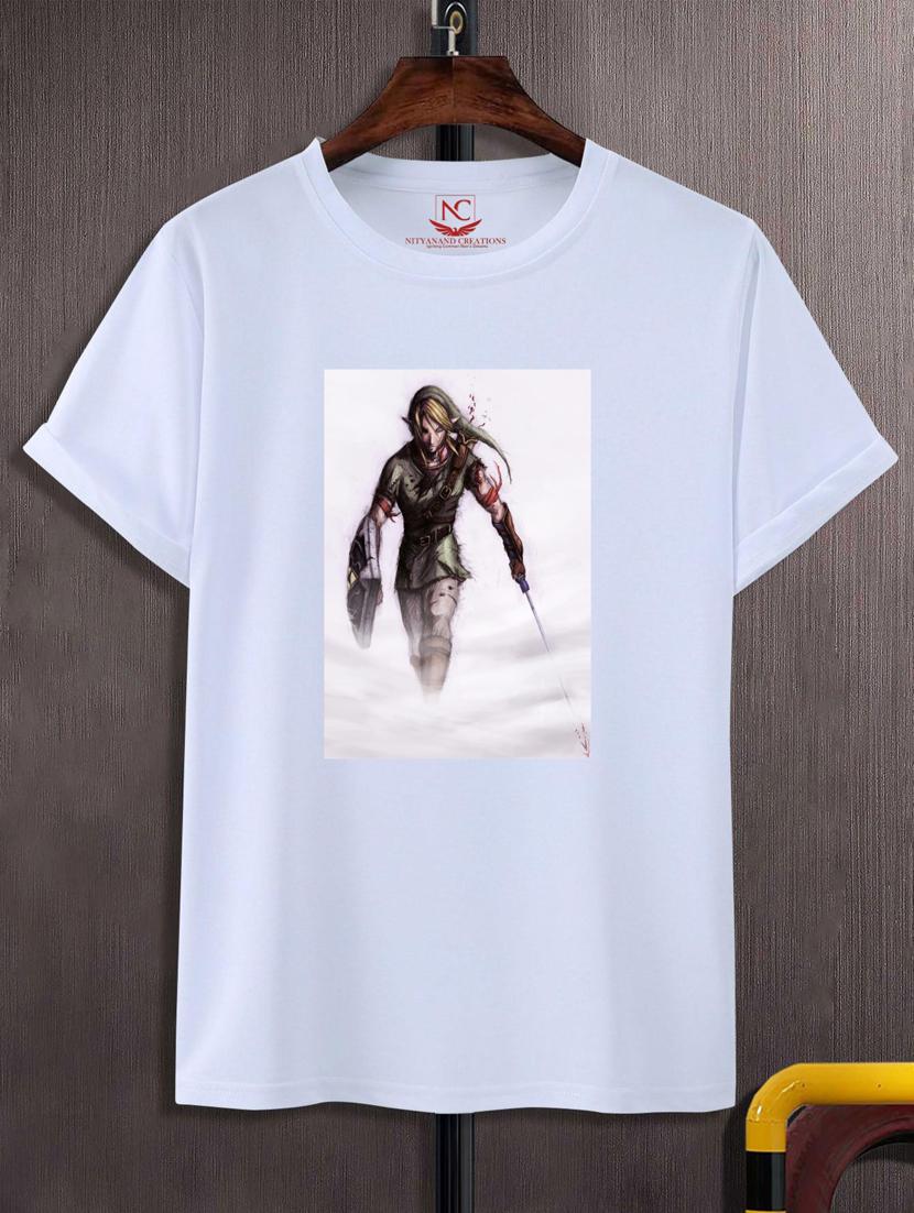 unisex white graphic printed t-shirt - 20777044 - Zoom Image - 0